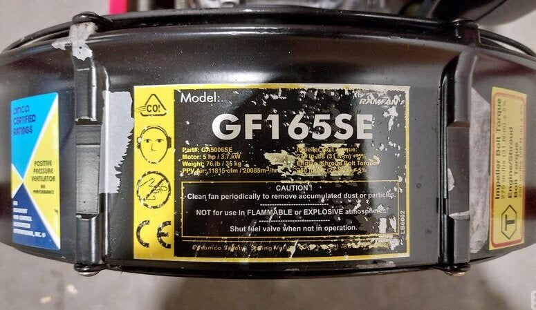 Benzininis ventiliatorius Ramfan