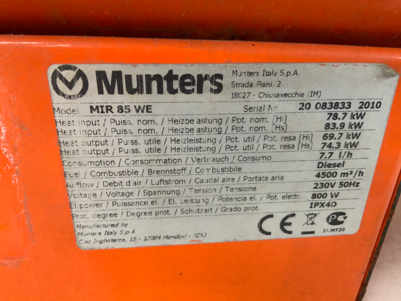 Munters MIR 85 WE (x2)