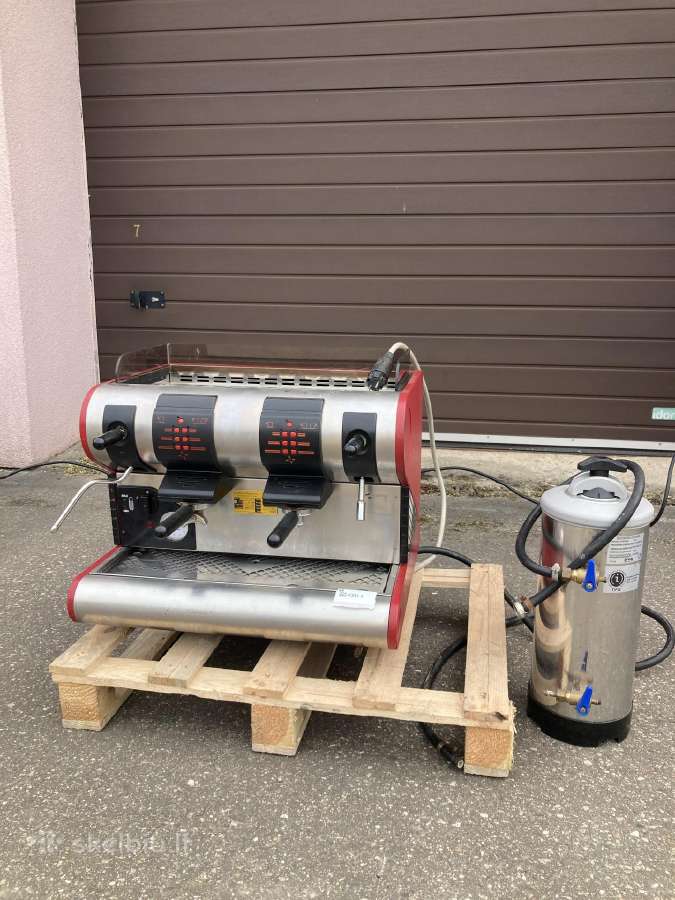 Retro Espresso machine La San Marco, Red, 1995