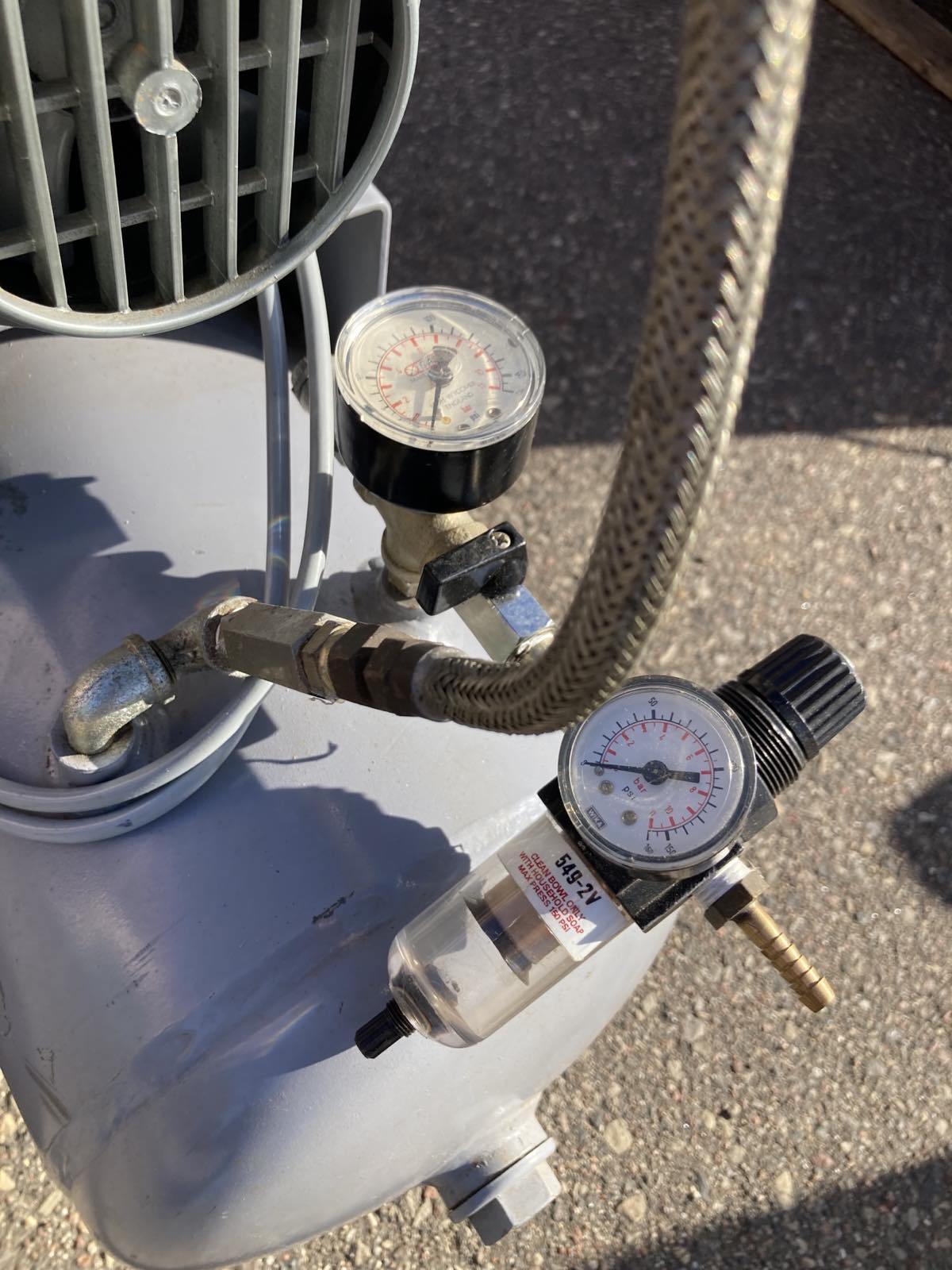 Medicininis kompresorius Gast 1hae-700c-p16y-1