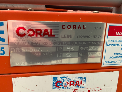 Coral CD4C Filter extraction system